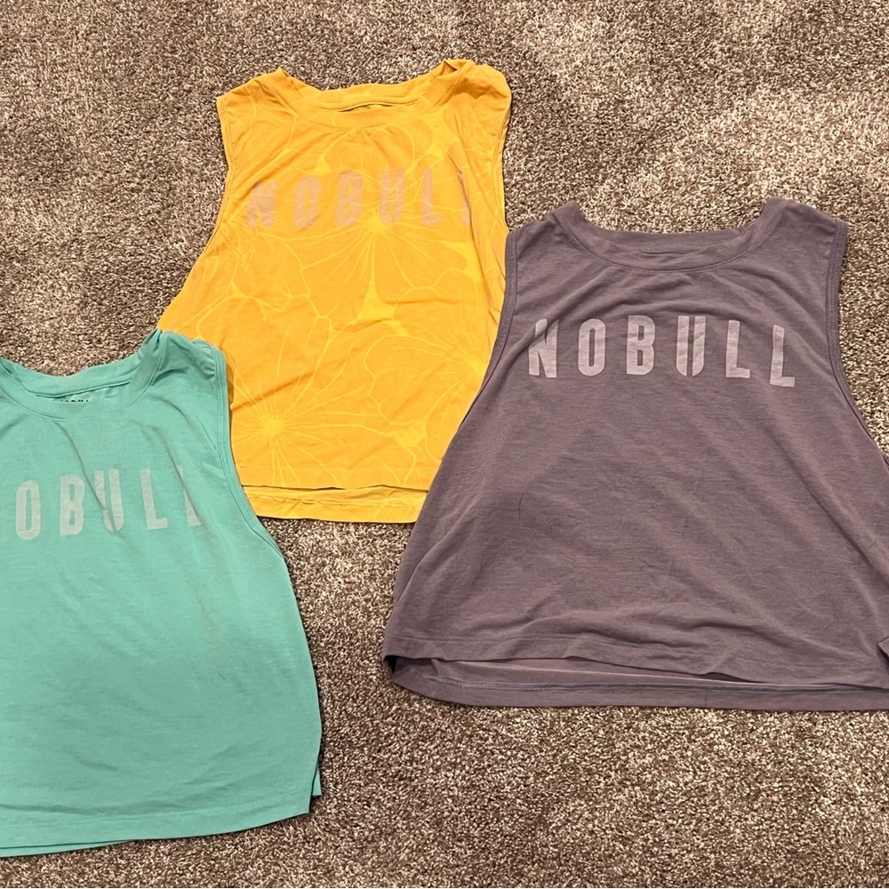 NOBULL Tank Trio - Mustard, Aqua, Dark Purple